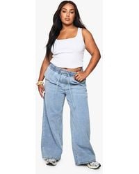 Boohoo - Plus Elasticated Waist Jean - Lyst