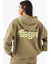 DSGN Studio - Run Club Oversized Printed Hoodie - Lyst