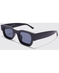 Boohoo - Plastic Chunky Classic Sunglasses - Lyst