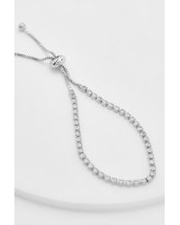Boohoo - Pulsera Con Incrustaciones Y Alamar - Lyst