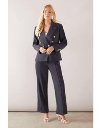 Wallis - Petite Wide Leg Pants - Lyst