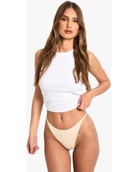 Boohoo - Bonded No Vpl G String - Lyst