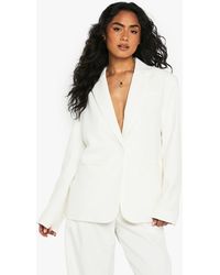 Boohoo - Tailored Woven Occasion Single Breast Blazer - Lyst