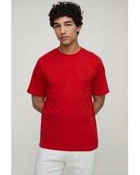 BoohooMAN - Besticktes BM Signature Rundhals T-Shirt - Lyst