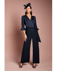 Coast - Wrap Top Tie Side Jumpsuit - Lyst