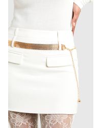 Boohoo - Chain Chunky Belt - Lyst
