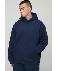 BoohooMAN - Basic Oversized Over The Head Hoodie - Lyst