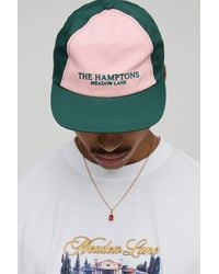 BoohooMAN - Hamptons Embroidered Cap - Lyst