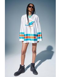 Boohoo - Nfl Miami Dolphins License Oversized Jersey - Lyst