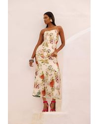 Coast - Muse Strappy Floral Sequin Maxi Dress - Lyst