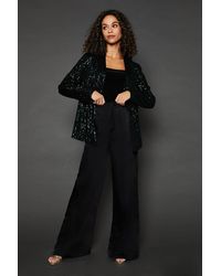 Wallis - Sequin Waterfall Jacket - Lyst