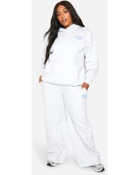 DSGN Studio - Plus Sport Puff Print Straight Leg Jogger - Lyst