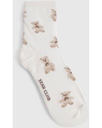 Boohoo - Single Teddy Bear Novelty Socks - Lyst
