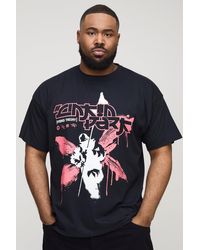 BoohooMAN - Plus Oversized Linkin Park License Print T-shirt - Lyst