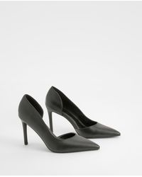 Boohoo - Cut Out Basic Mid Height Court - Lyst