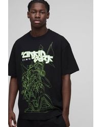 Boohoo - Camiseta Oversize Con Estampado De Linkin Park - Lyst