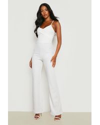 White Jumpsuits and rompers for Women | Lyst