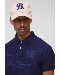 BoohooMAN - B Embroidered Cap - Lyst