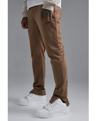 Jogger suede effect Atterley Men Clothing Pants Leather Pants 