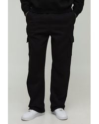 BoohooMAN - Tall Basic Straight Leg Cargo Joggers - Lyst