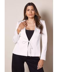 Wallis - Tie Detail Jacket - Lyst
