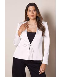 Wallis - Tie Detail Jacket - Lyst