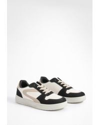 Boohoo - Chunky Contrast Panel Trainers - Lyst