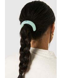 Boohoo - Acrylic Marble Oversized Hair Cuff - Lyst