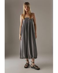 Warehouse - Strappy Seam Detail Bubble Midi Sundress - Lyst