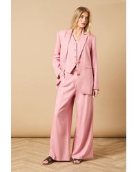 Oasis - Linen Oversized Blazer - Lyst