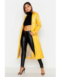 rain coat boohoo
