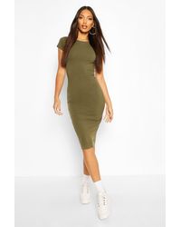 cape sleeve bodycon midi dress