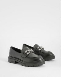Boohoo - Metal Trim Detail Chunky Loafers - Lyst