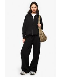 Boohoo - Raglan Seam Bomber Zip Through Tracksuit - Lyst