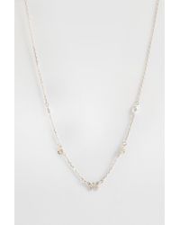 Boohoo - Scattered Butterfly & Pearl Necklace - Lyst