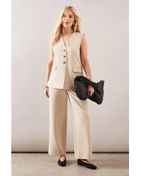 Wallis - Petite Tailored Tapered Trouser - Lyst
