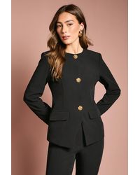 Coast - Rose Button Long Sleeve Tailored Jacket - Lyst
