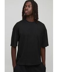 BoohooMAN - Basic Oversized Boxy Crew Neck T-Shirt - Lyst