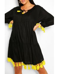 boohoo patchwork dress