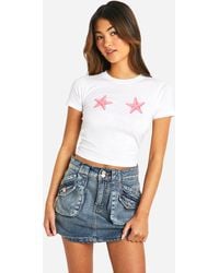 Boohoo - Starfish Print Baby T-Shirt - Lyst
