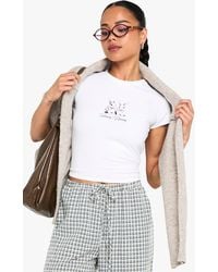 Boohoo - Honey Bunny Graphic Baby T-Shirt - Lyst