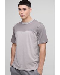 Boohoo - Regular Fit Colour Block T-Shirt - Lyst