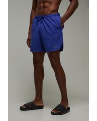 Boohoo - Man Active 5Inch Regular Fit Side Split Swim Shorts - Lyst