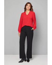 Wallis - Collared Woven Blouse - Lyst