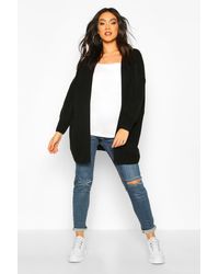 Boohoo - Maternity Bell Sleeve Knitted Cardigan - Lyst