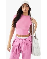 Boohoo - Basics Fitted Top - Lyst