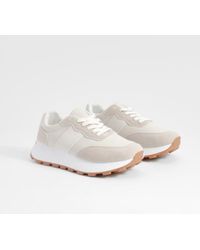 Boohoo - Chunky Panel Detail Trainers - Lyst