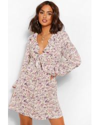 boohoo patchwork dress