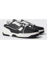 BoohooMAN - Chunky Panel Detail Trainer - Lyst