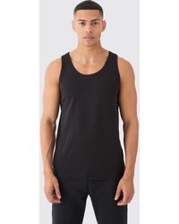 BoohooMAN - Basic Regular Fit Vest - Lyst